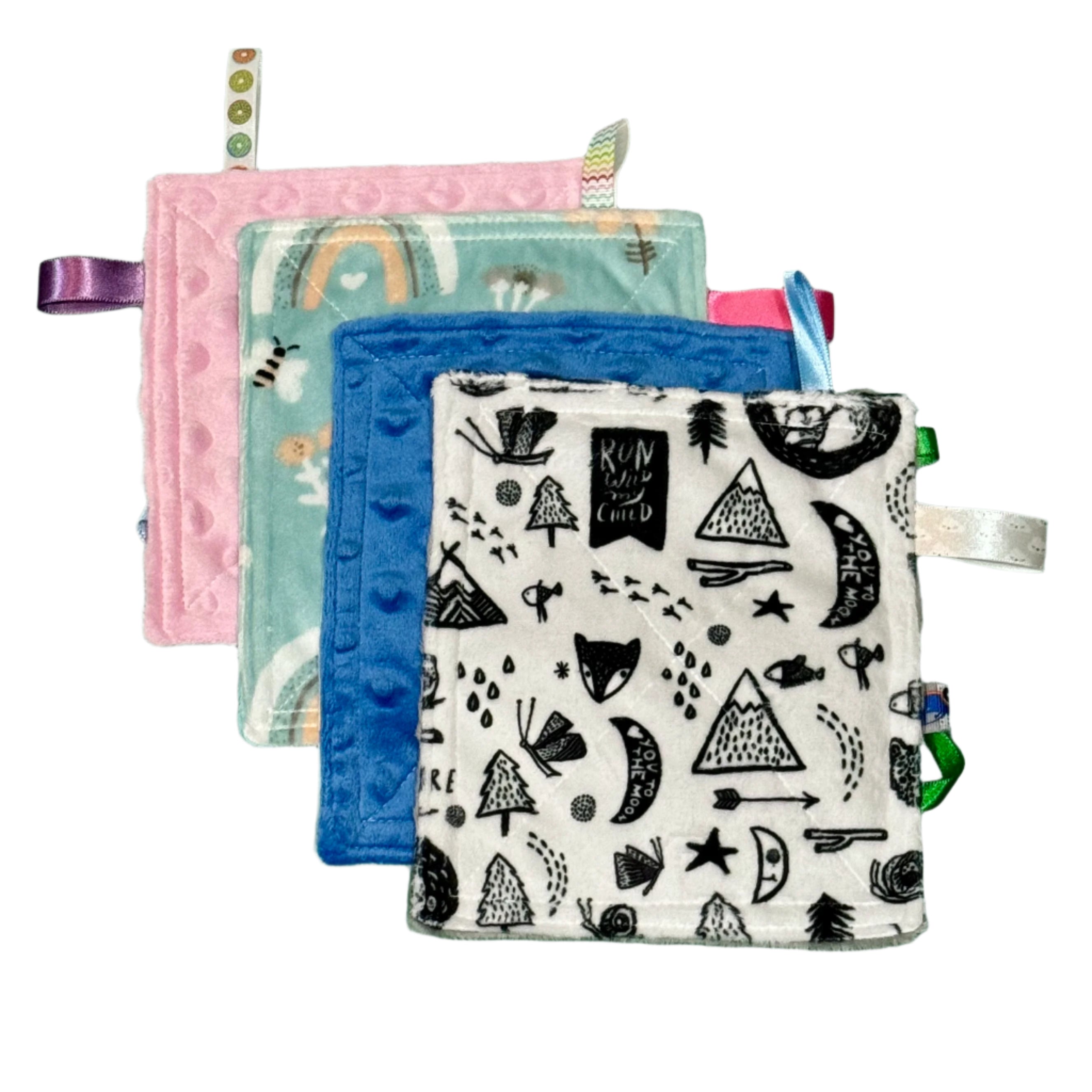 Crinkle Tag Square by Mom n' Mia